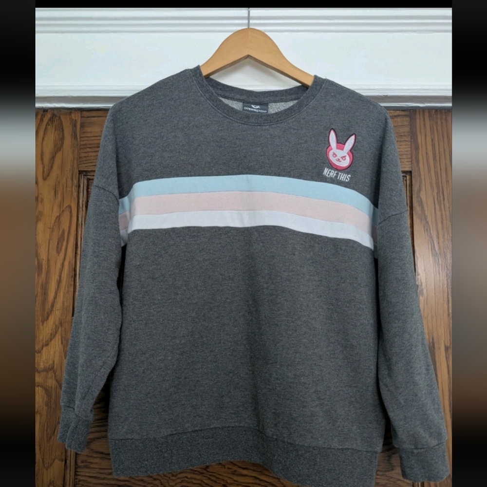 Overwatch Her Universe D.Va Sweater Women's Size SM Sweatshirt Blizzard